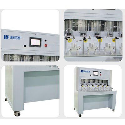 Medición en tiempo real de la resistencia a la succión con la máquina de ensayo de cigarrillos electrónicos de pie en el suelo