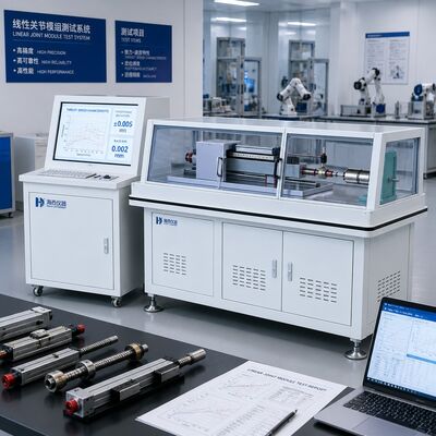 Sistema de Prueba de Módulo de Junta Lineal de Robot, Máquina de Prueba de Actuador Lineal, Empuje, Velocidad, Holgura, Precisión de Posicionamiento