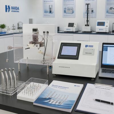 Teste de rendimiento de molienda de instrumentos rotativos dentales Bur Head Wear Testing Machine Cutting Efficiency Test para QC de piezas de mano