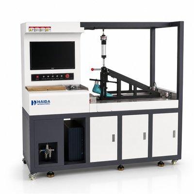 Máquina de prueba de coeficiente de fricción de suela de zapato HAIDA para resistencia al deslizamiento ISO 13287 ASTM F2913 Equipo de prueba de zapatos