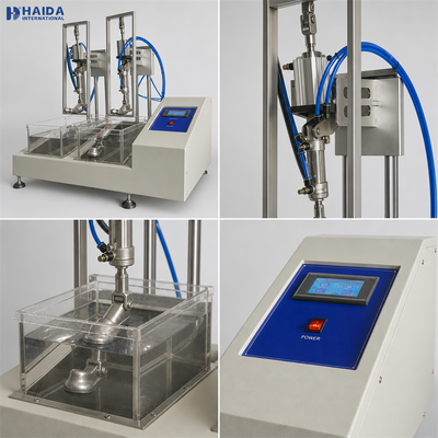 Máquina de prueba de resistencia al agua para calzado dinámico HAIDA, máquina de prueba de impermeabilidad de zapatos, equipo de prueba de zapatos estándar SATRA TM 230