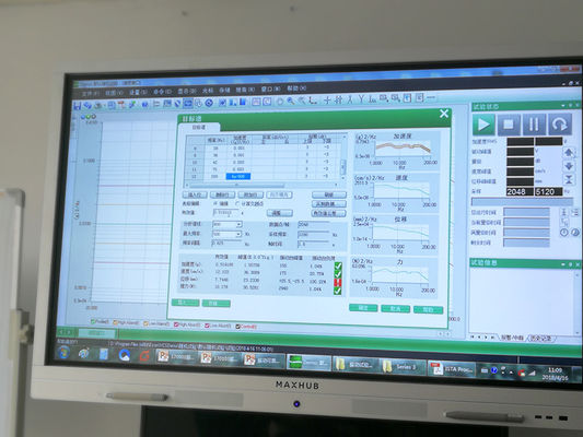 Equipo de prueba de alta frecuencia de la vibración 5~2,600Hz Max. Velocity 1,8 m/s