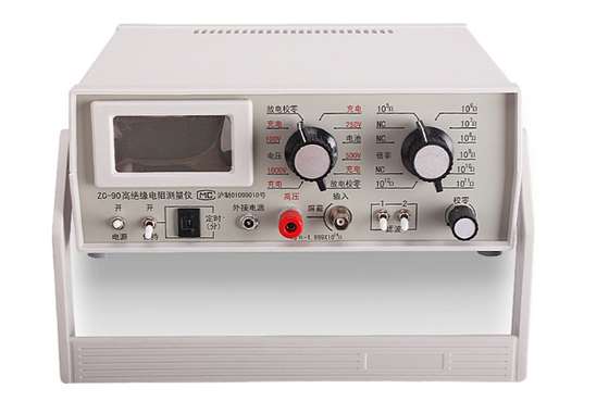 Probador de resistencia de aislamiento digital con voltaje de prueba de 100/250/500/1000 V y rango de resistencia de 0～2×10¹⁶Ω que cumple con GB/T 3048.5, UL1581, UL2556